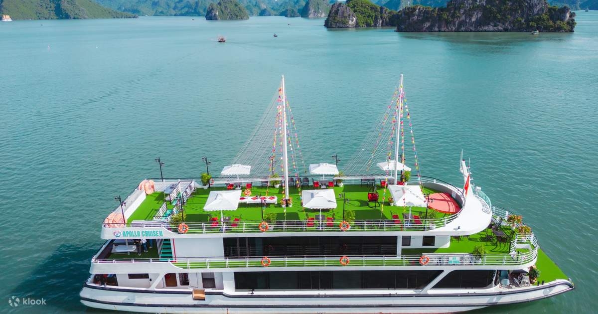 Halong Bay Day Trip on Luxury Apollo Cruise