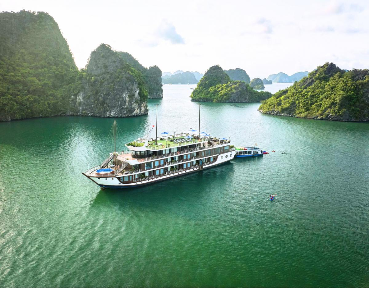 HA LONG BAY - LAN HA BAY 2 DAYS 1 NIGHT WITH 5 STAR CRUISE - M'GLORIA CRUISE